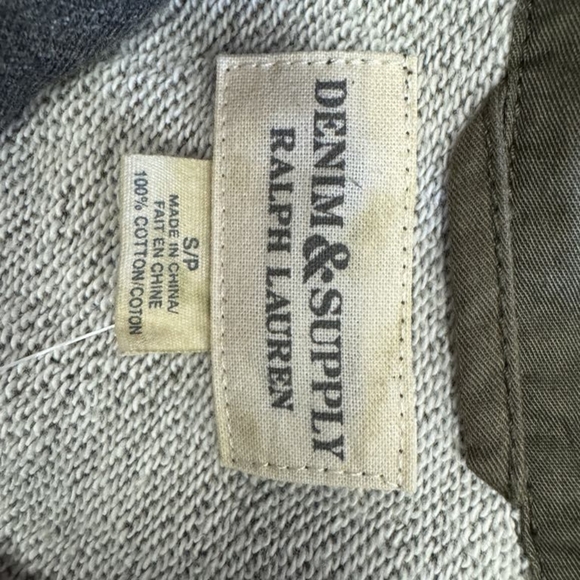 Ralph Lauren Denim & Supply NWT 100% Cotton vest Green Size Small - Picture 11 of 13